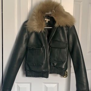 Urban Outfitters Aviator Faux Fur Jacket